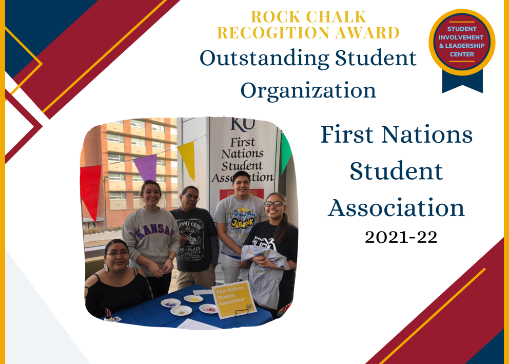 Outstanding Student Organization 2021-22 First Nations Student Association