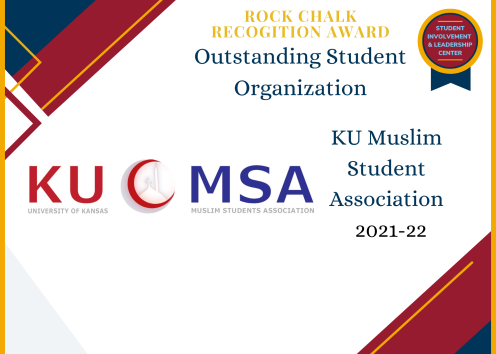 Outstanding Student Organization 2021-22 Muslim Student Association