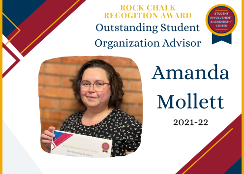 Advisor of the Year Amanda Mollett