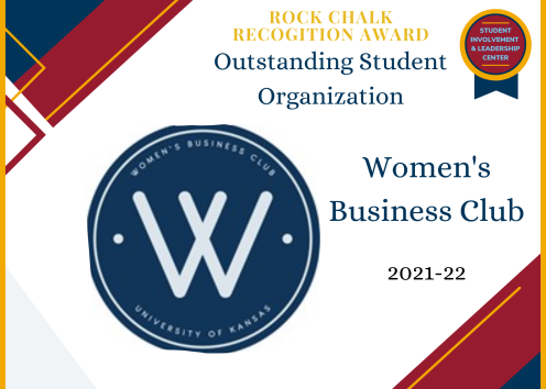 Outstanding Student Organization 2021-22 Women's Business Club